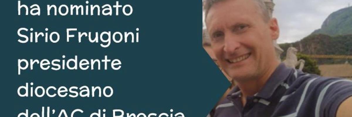 Sirio Frugoni nuovo Presidente di Azione Cattolica