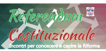 Incontri sul referendum costituzionale