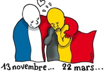 In piazza Loggia per le vittime di Bruxelles