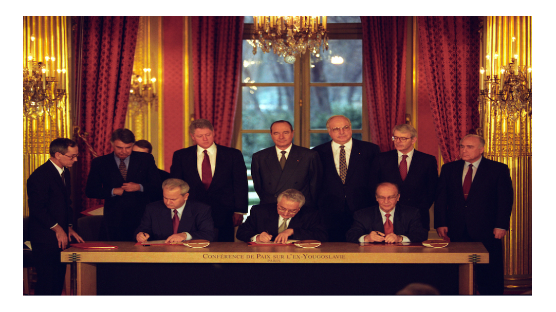 Dayton 1995. Un incontro sulla situazione nei Balcani