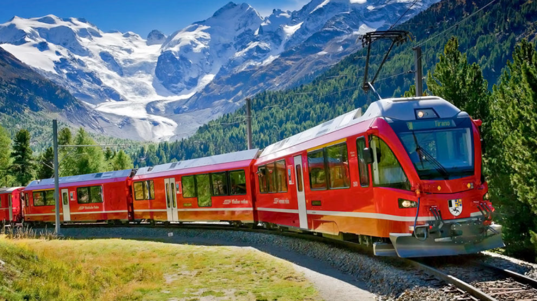 Con il CTA sul trenino rosso del Bernina