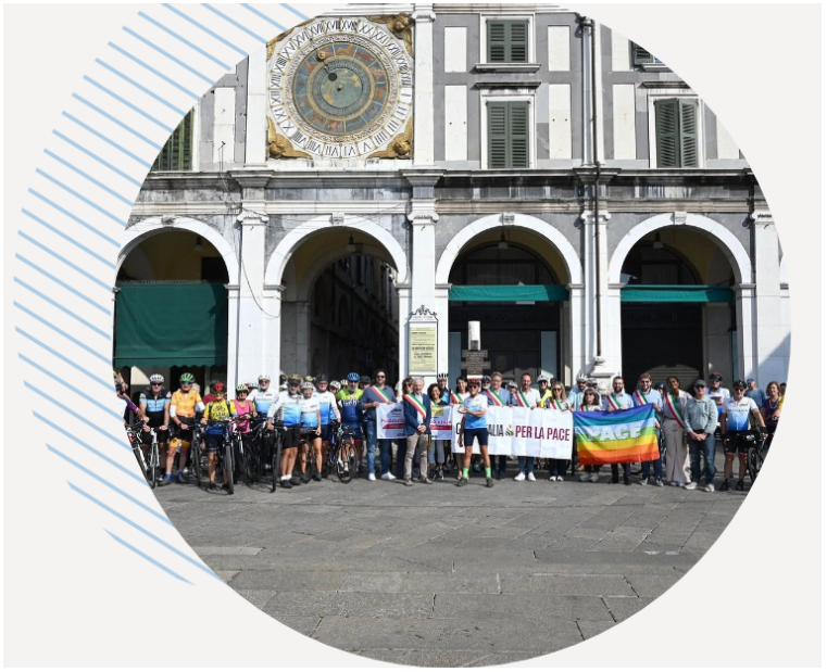Giro d'Italia per la pace con Per...corri la pace
